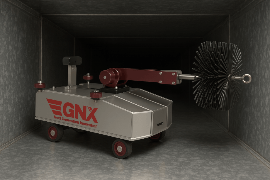 EGNX for cleaning duct compact design with the highest quality and finish with the most suitable controls and making cutting edge solution for the HVAC systems for all the users and easy to use for systems in hazardous and confined and small in size easy access using our product egnxclean 